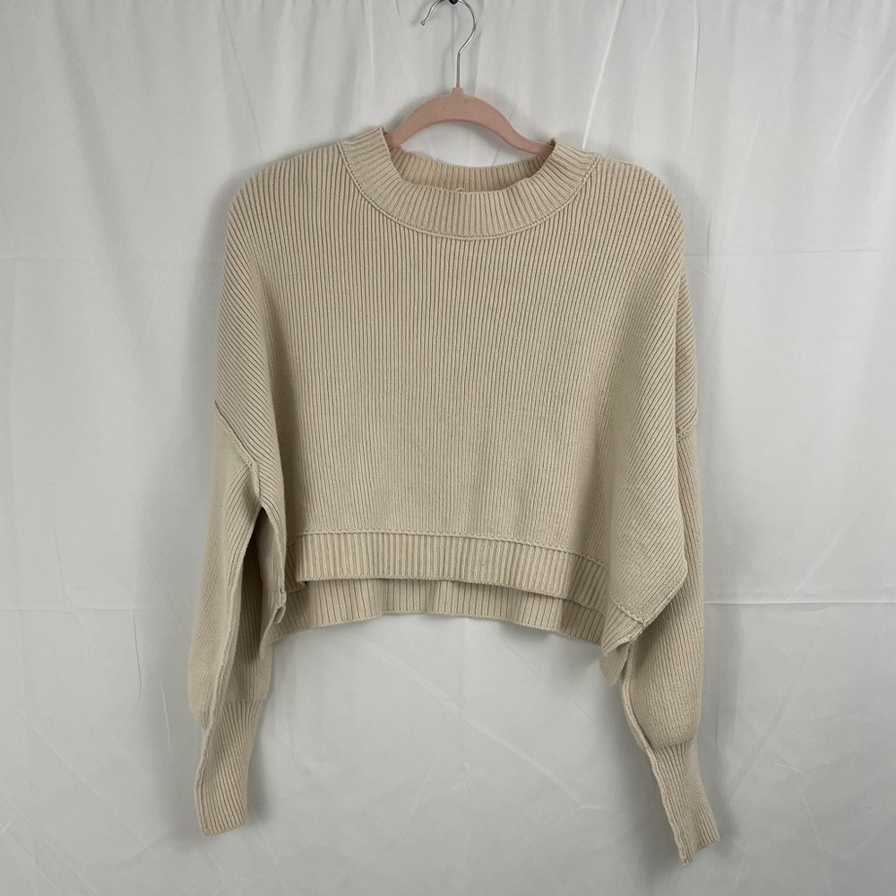Free people easy street cropped sweater
